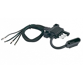 Husky Towing Trailer Wiring Flat Connector - 4 Prong 12 inch Length - 30495