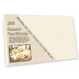 C.RECREATION Bed Sheets French Vanilla - Short Queen RV60X75/FV