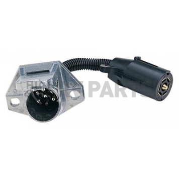 Hopkins MFG Trailer Wiring Connector 7 Blade To 7 Pin  - 47595