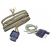 Husky Towing Trailer Wiring Flat Connector - 4 Way - 30247