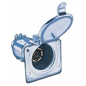 Hopkins MFG Trailer Wiring 7 RV Blade Connector Aluminum - 48495