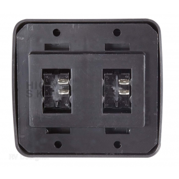 RV Designer Multi Purpose Switch - Double Black - S523-1