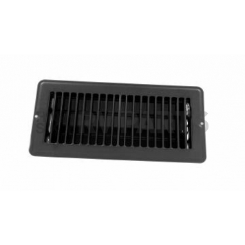 JR Products Heating/ Cooling Register - Rectangular Black - 02-29175