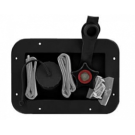 Valterra Fresh Water Inlet  -  Black - A01-2001BKVP