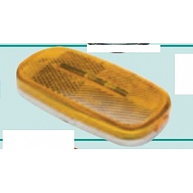 Valterra Clearance Marker Light - 4 Inch x 2 Inch Rectangle Amber - DG52711VP
