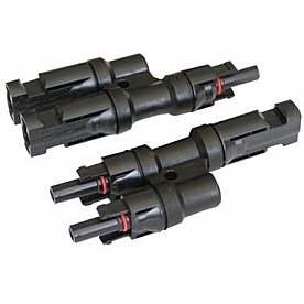 Go Power Solar Panel Connector MC4 Male x MC4 Female Connector - SC-BC-1M2F