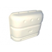 Icon Propane Tank Cover - Dual 20 to 30 Pound White - 00385
