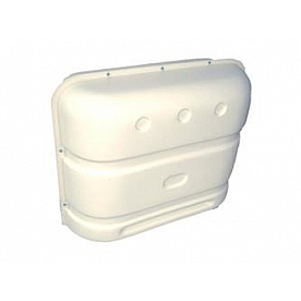 Icon Propane Tank Cover - Dual 20 to 30 Pound White - 00385
