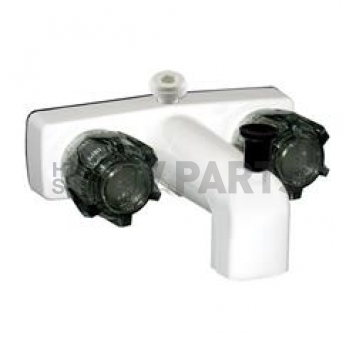 Phoenix Products Faucet 2 Knob White Plastic for Lavatory PF213264