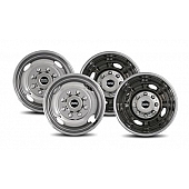 Pacific Dualies Wheel Simulator - Stainless Steel Front And Rear - Set Of 4 - 30-1960W
