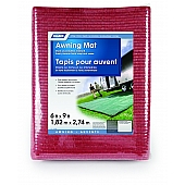 Camco RV Patio Mat 9 Feet x 6 Feet Burgundy - 42882