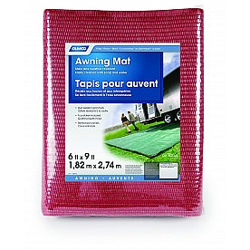 Camco RV Patio Mat 9 Feet x 6 Feet Burgundy - 42882