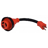 Valterra Power Cord Adapter 15 Amp Male To 30 Amp Female 12 inch Dog Bone - A10-1530D