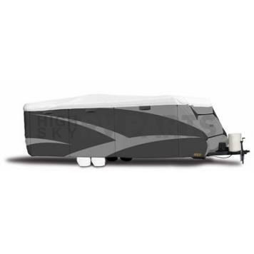 Adco Tyvek Plus RV Cover for 34 to 37 foot Travel Trailers - Gray Polypropylene - 34847