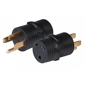 Marinco Weekender Straight Blade Adapter 50 Amp Male x 30 Amp Female - 5030RVSA-B
