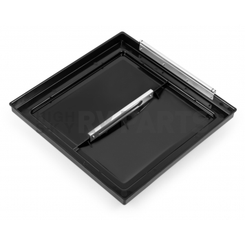 Camco 14 inch x 14 inch Roof Vent Lid for Ventline Manufactured Before 2008 Black - 40177-5