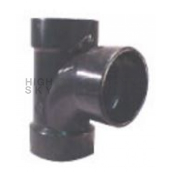 LaSalle Bristol Waste Valve Fitting Tee - 1-1/4 Inch Slip ABS Plastic