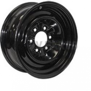 Americana Steel Trailer Wheel - 15 Inch with 6x5.50 Bolt Pattern Black - 20514