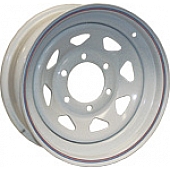 Americana Steel Trailer Wheel - 16 Inch with 6x5.50 Bolt Pattern 8 Spoke - 20741