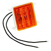 Bargman Trailer Light - LED Square Amber  - 42-86-412