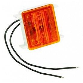 Bargman Trailer Light - LED Square Amber  - 42-86-412