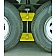 Camco Wheel Chock - Yellow Plastic Single - 44622
