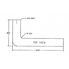Cummins Power Generation Generator Exhaust Pipe - 046-00563