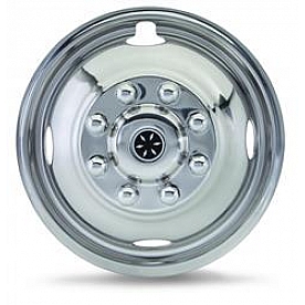 Dicor Corp. Wheel Simulator Stainless Steel Front - Single - FL60-59-FWC