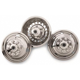 Dicor Corp. Wheel Simulator Stainless Steel Front - Single - FL62-FWC