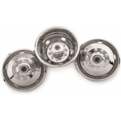 Dicor Corp. Wheel Simulator 19.5 X 6.75 inch - 8 Lug Stainless Steel - Single - V19582-FAS