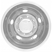 Dicor Corp. Wheel Simulator 19.5 X 6 inch - 8 Lug Stainless Steel Rear - V195F96-RWC 