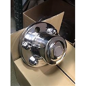 Dicor Corp. Wheel Simulator 22.5 Inch - 6 Lug Stainless Steel Rear - Single - V22506-RHC