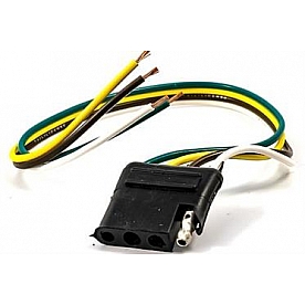 Eaz Lift Trailer Towing Wiring Flat Connector - 4 Prong - 64850