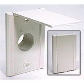 H-P Products Vacuum Cleaner White 1-1/2 Inch Inlet Valve - 4935