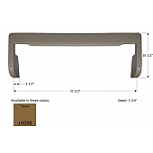 Icon Entry Step Trim - 31-1/2 Inch x 10-1/2 Inch Taupe - 14098