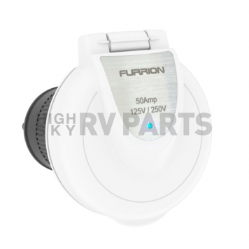 Furrion Outdoor Round Receptacle 50 Amp White - 382338-1