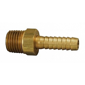Marshall Excelsior Propane Adapter - Brass Hose Barb  Male Threads - ME5253