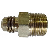 Marshall Excelsior Propane Adapter - Brass Male Inverted Flare  Male Threads - MEF48-6-4