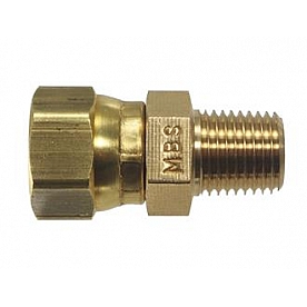 MB Sturgis Propane Adapter Fitting Female Thread x Male NTPF - 204155-RVW
