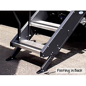 MOR/ryde Entry Step  StepAbove Hand Rail Black - STP214-029H