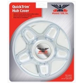 Phoenix USA Wheel Cover for Trailer Wheels ABS Plastic - Single - QT545CHSB 
