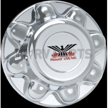 Phoenix USA Wheel Cover for Trailer Wheels - ABS Plastic Single - QT865CHN 