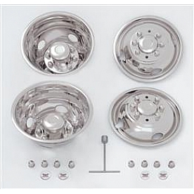 Phoenix USA Wheel Simulator Stainless Steel Front And Rear - Set Of 4 - GDF17