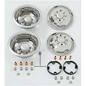 Phoenix USA Wheel Simulator Stainless Steel Front And Rear - Set Of 4 - GDG01