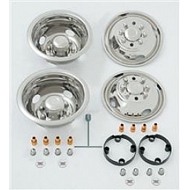 Phoenix USA Wheel Simulator Stainless Steel Front And Rear - Set Of 4 - GDG01