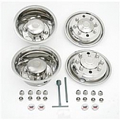 Phoenix USA Wheel Simulator Stainless Steel Front And Rear - Set Of 4 - NH8494