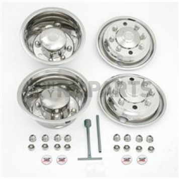 Phoenix USA Wheel Simulator Stainless Steel Front And Rear - Set Of 4 - NH8494