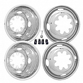 Phoenix USA Wheel Simulator Stainless Steel Front And Rear - Set Of 4 - SLG116