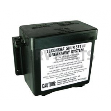 Tekonsha Trailer Breakaway Battery Black Plastic Box - 2051