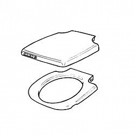 Thetford Toilet Seat Cover Closed Front for Porta Potti 345/365 - 07331